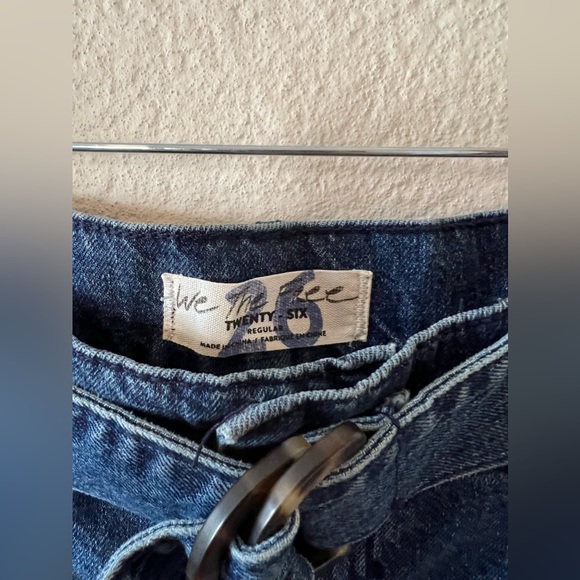 Free People Belted Jade Denim Skirt (NWT) - Picture 5 of 5